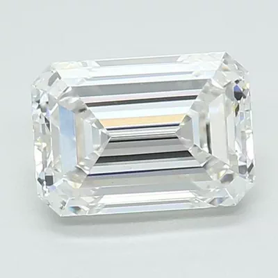 1.39ct D VS1 Rare Carat Ideal Cut Emerald Lab Grown Diamond