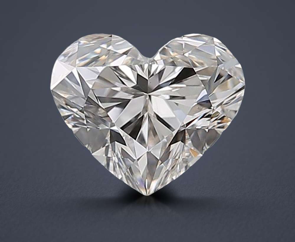 0.70ct J VS1 Rare Carat Ideal Cut Heart Diamond