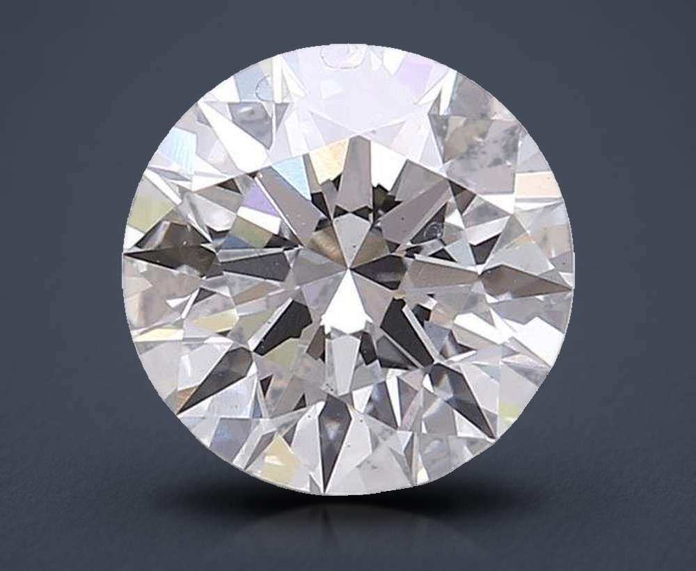 2.72ct G VS2 Rare Carat Ideal Cut Round Lab Grown Diamond