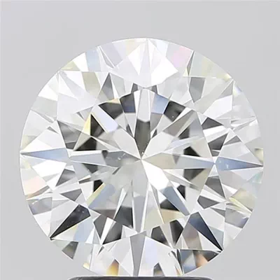 3.21ct J VS2 Excellent Cut Round Diamond