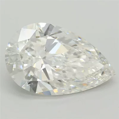 4.59ct E VS1 Rare Carat Ideal Cut Pear Lab Grown Diamond
