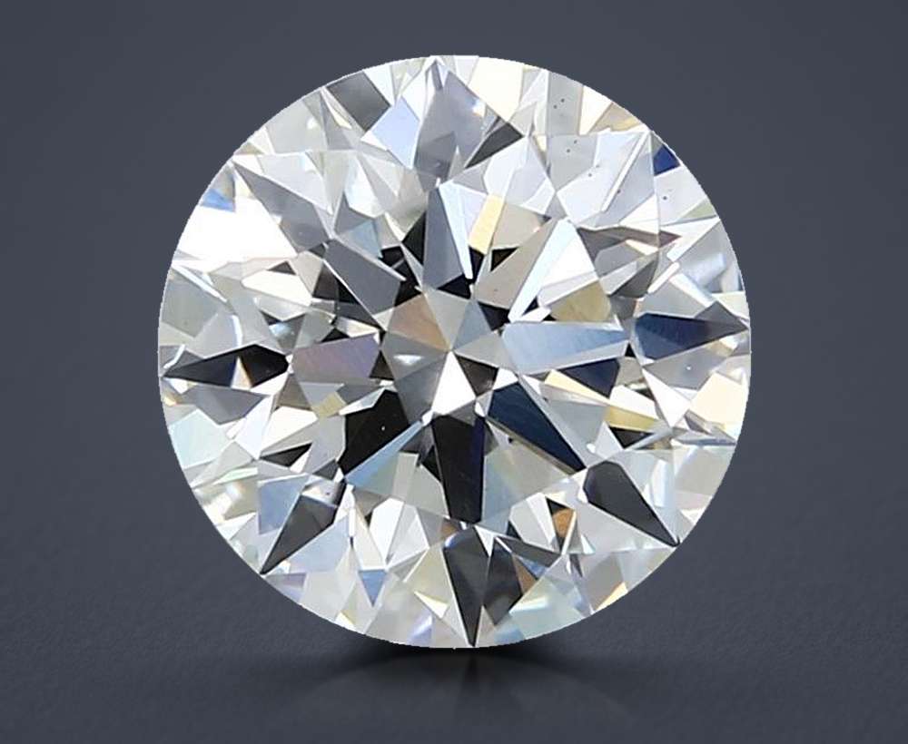 2.54ct F VS1 Rare Carat Ideal Cut Round Lab Grown Diamond