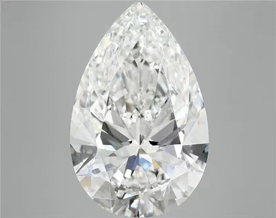 10.26ct F VVS2 Rare Carat Ideal Cut Pear Lab Grown Diamond