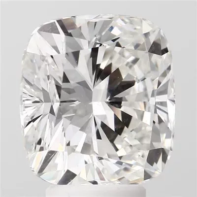 5.01ct I SI1 Rare Carat Ideal Cut Cushion Diamond