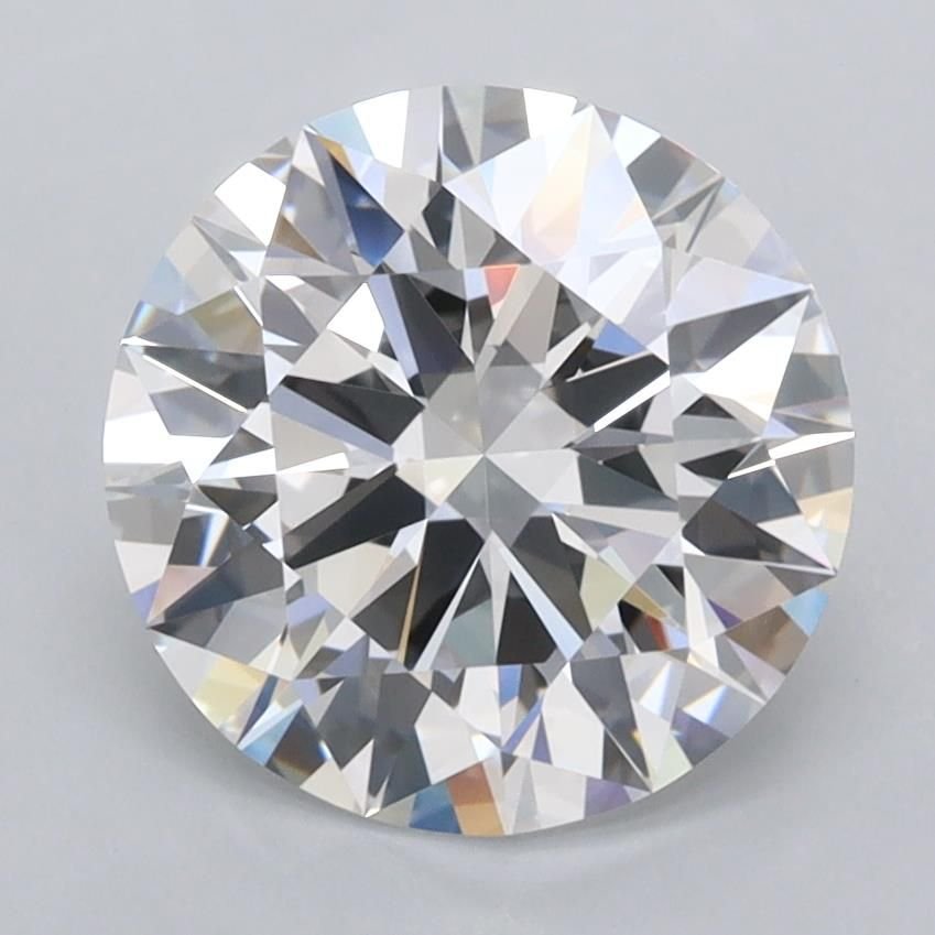 2.77ct D FL Excellent Cut Round Lab Grown Diamond