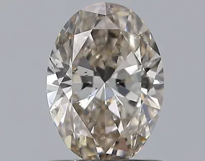 0.79ct K SI2 Rare Carat Ideal Cut Oval Diamond