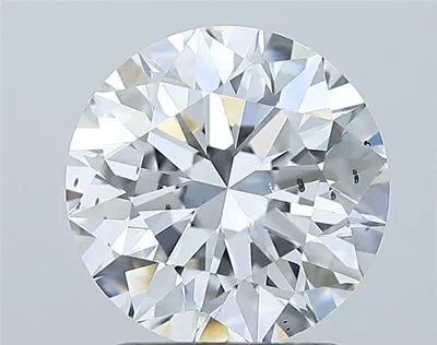 2.01ct D SI2 Rare Carat Ideal Cut Round Diamond