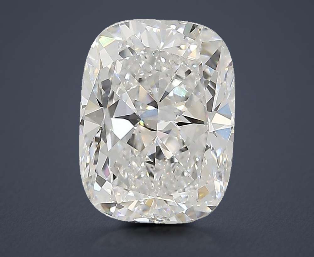 3.05ct D VS1 Very Good Cut Cushion Lab Grown Diamond
