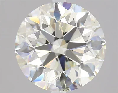 3.01ct J SI1 Excellent Cut Round Diamond