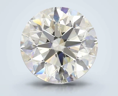 3.01ct J SI1 Excellent Cut Round Diamond