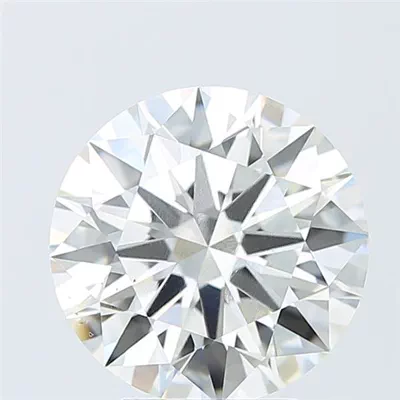 4.02ct F SI1 Rare Carat Ideal Cut Round Lab Grown Diamond
