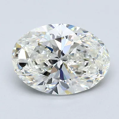 2.00ct I SI2 Rare Carat Ideal Cut Oval Diamond