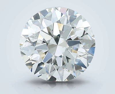 2.54ct I SI2 Rare Carat Ideal Cut Round Diamond