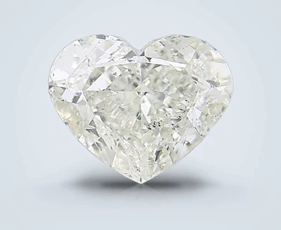 3.00ct H SI1 Good Cut Heart Diamond