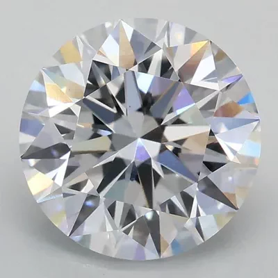 2.06ct D VS1 Rare Carat Ideal Cut Round Lab Grown Diamond