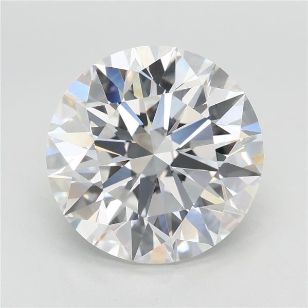 4.09ct E VVS2 Rare Carat Ideal Cut Round Lab Grown Diamond