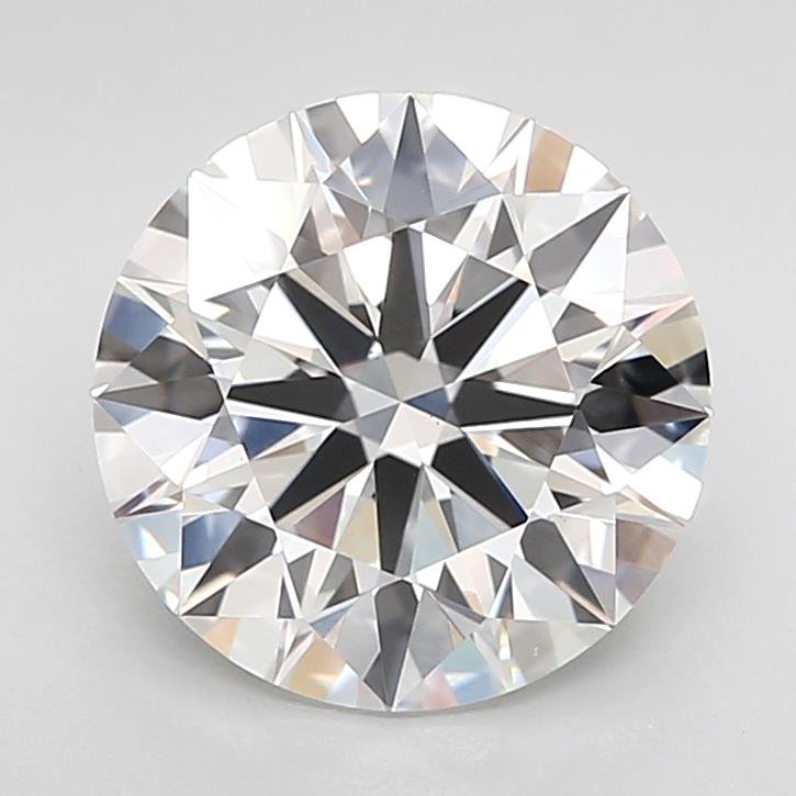 3.04ct F VS1 Rare Carat Ideal Cut Round Lab Grown Diamond