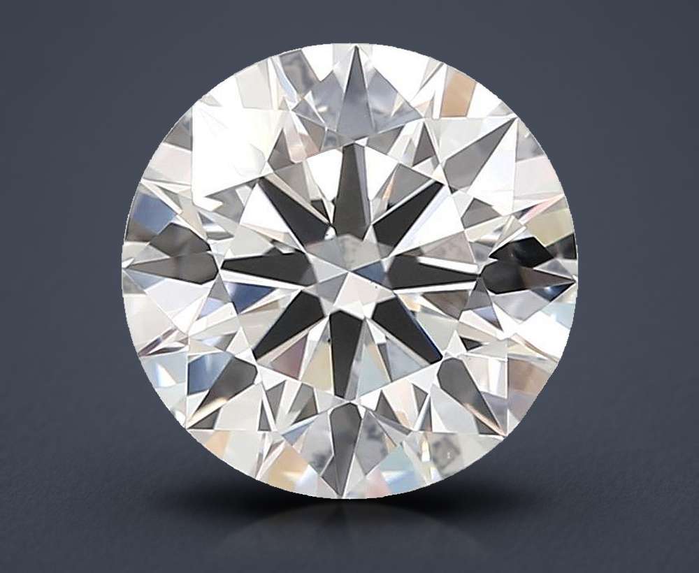 3.04ct F VS1 Rare Carat Ideal Cut Round Lab Grown Diamond