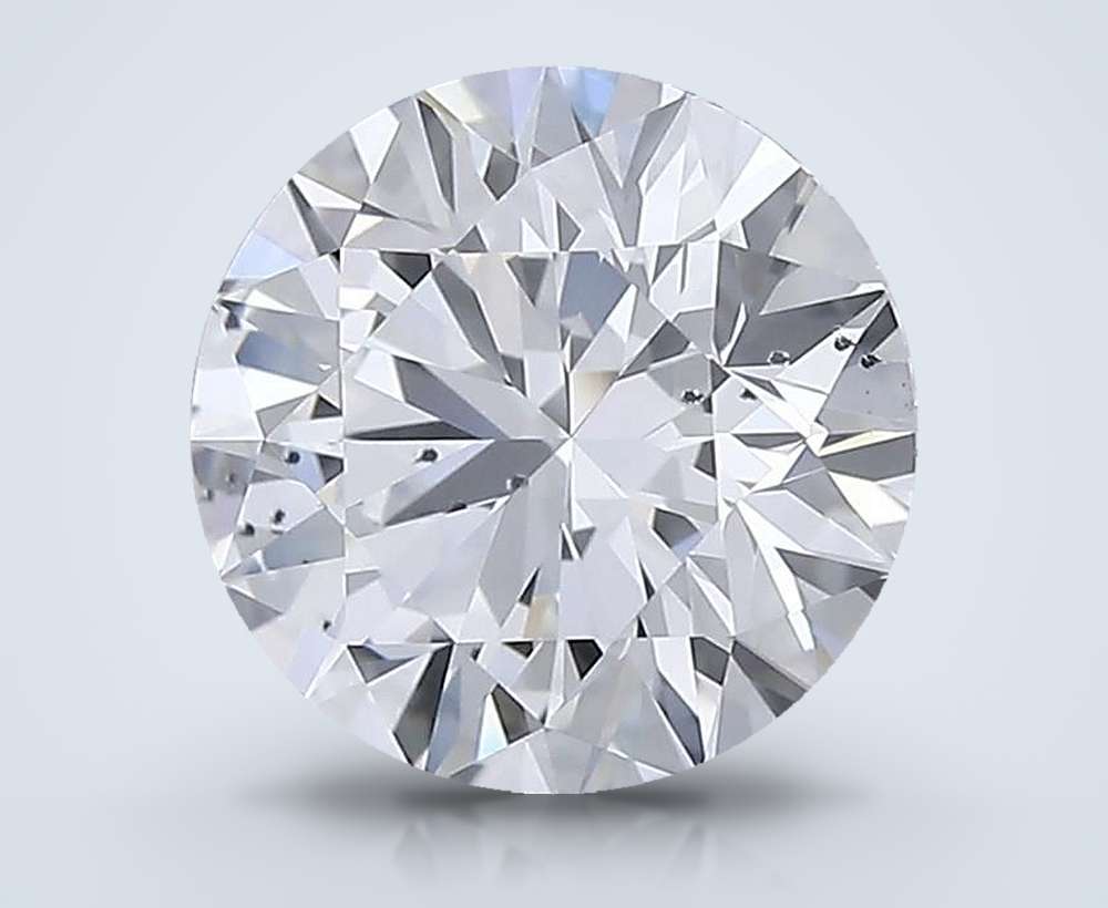 1.39ct F SI1 Rare Carat Ideal Cut Round Lab Grown Diamond