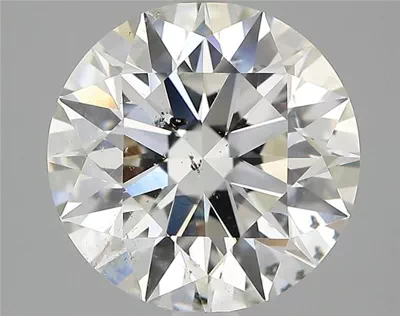 3.02ct H SI2 Rare Carat Ideal Cut Round Diamond