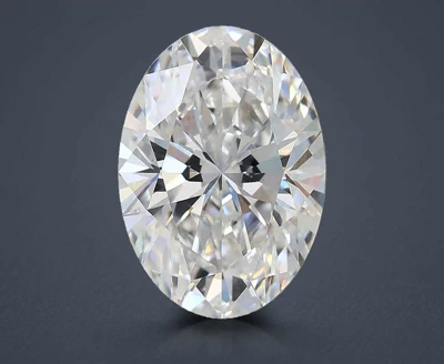 2.04ct D VVS2 Rare Carat Ideal Cut Oval Lab Grown Diamond