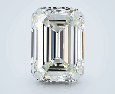 3.01ct K VVS1 Rare Carat Ideal Cut Emerald Diamond