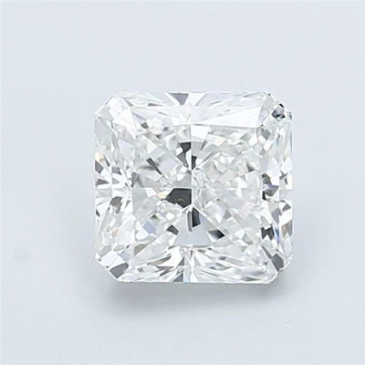 3.30ct E VVS2 Rare Carat Ideal Cut Radiant Lab Grown Diamond