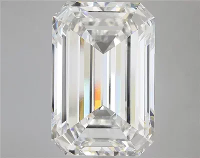 16.03ct F VVS2 Rare Carat Ideal Cut Emerald Lab Grown Diamond