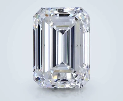 2.48ct H VS2 Rare Carat Ideal Cut Emerald Diamond
