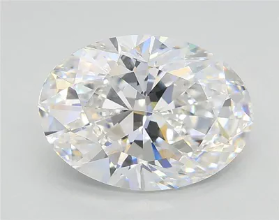 2.01ct D VVS2 Rare Carat Ideal Cut Oval Lab Grown Diamond