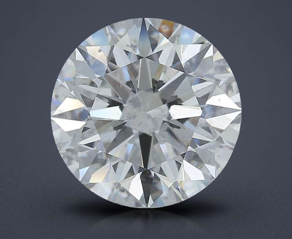 5.02ct E SI2 Rare Carat Ideal Cut Round Diamond