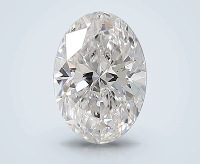 1.54ct E SI1 Rare Carat Ideal Cut Oval Lab Grown Diamond