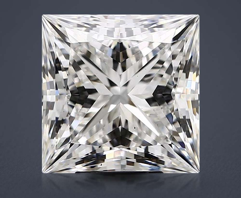 7.10ct G VS1 Rare Carat Ideal Cut Princess Lab Grown Diamond