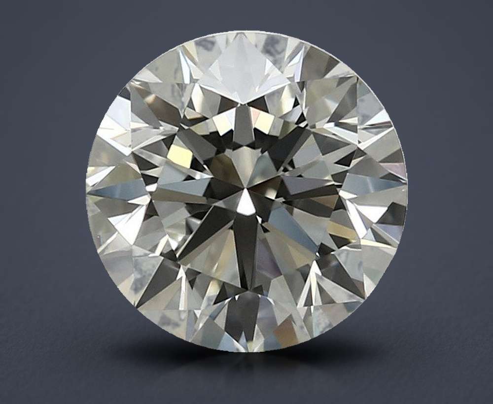 1.51ct K VVS2 Rare Carat Ideal Cut Round Diamond