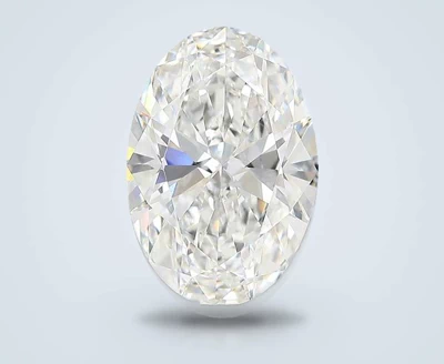 10.54ct E VVS2 Rare Carat Ideal Cut Oval Lab Grown Diamond
