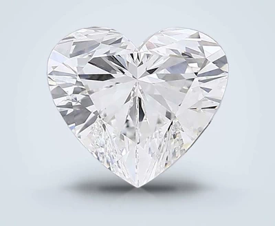 4.57ct G VVS2 Rare Carat Ideal Cut Heart Lab Grown Diamond