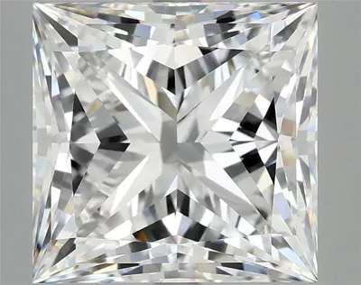 7.05ct E VVS2 Rare Carat Ideal Cut Princess Lab Grown Diamond