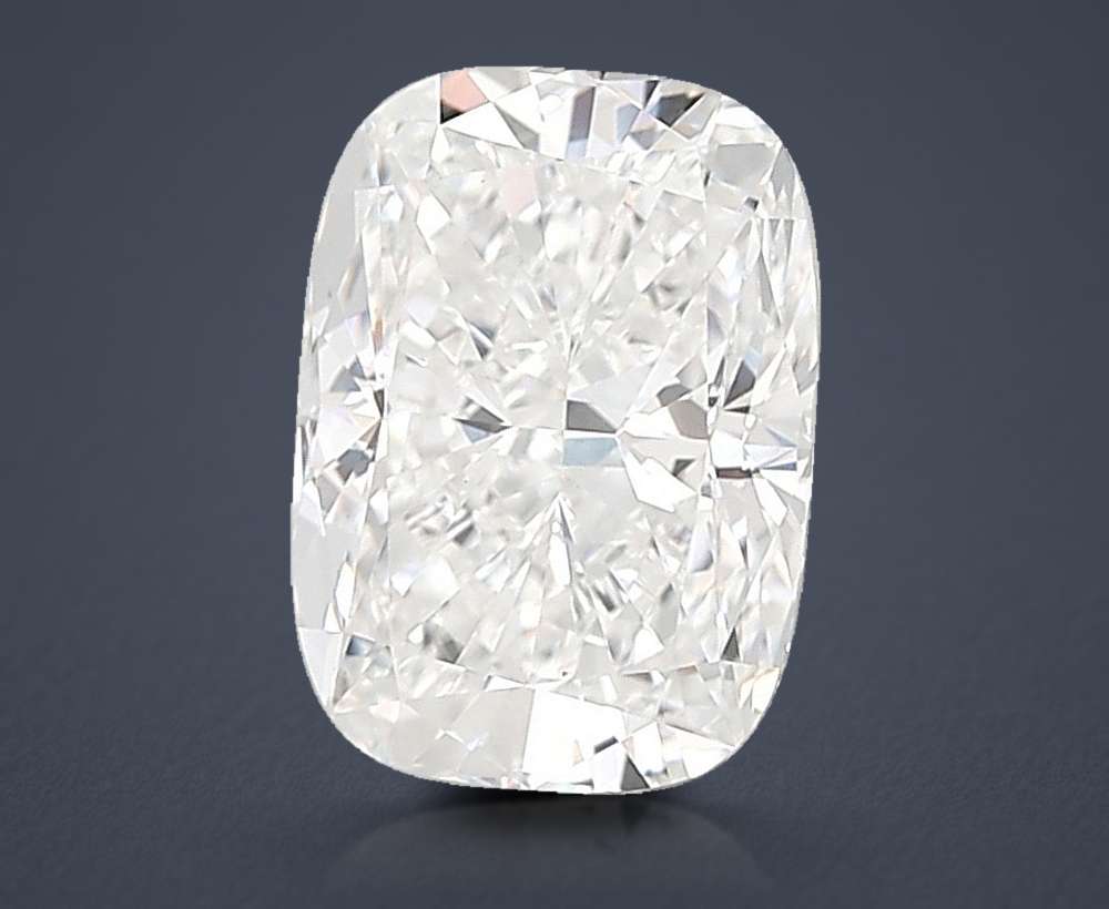4.04ct E VS1 Rare Carat Ideal Cut Cushion Lab Grown Diamond