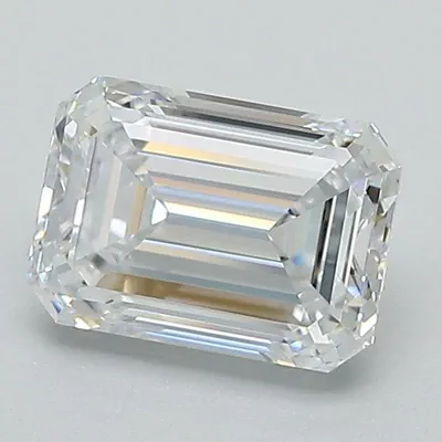 1.51ct E VS1 Rare Carat Ideal Cut Emerald Lab Grown Diamond