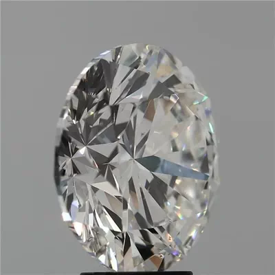 7.01ct H SI2 Rare Carat Ideal Cut Round Diamond
