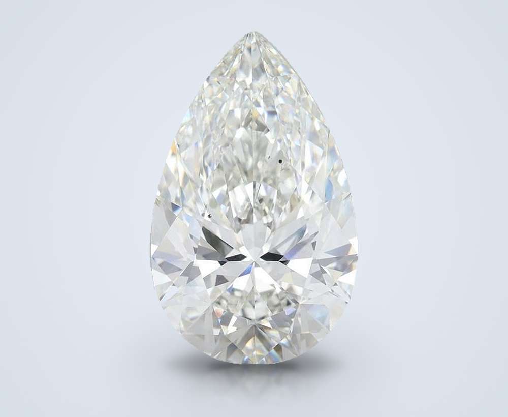 13.07ct H VS2 Rare Carat Ideal Cut Pear Lab Grown Diamond