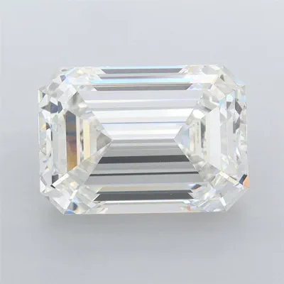 4.72ct F VVS2 Rare Carat Ideal Cut Emerald Lab Grown Diamond