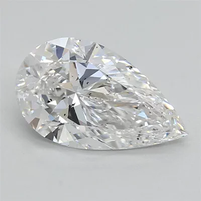 1.55ct E SI1 Rare Carat Ideal Cut Pear Lab Grown Diamond