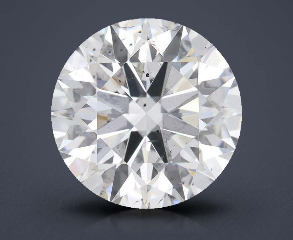 4.09ct F SI1 Rare Carat Ideal Cut Round Lab Grown Diamond