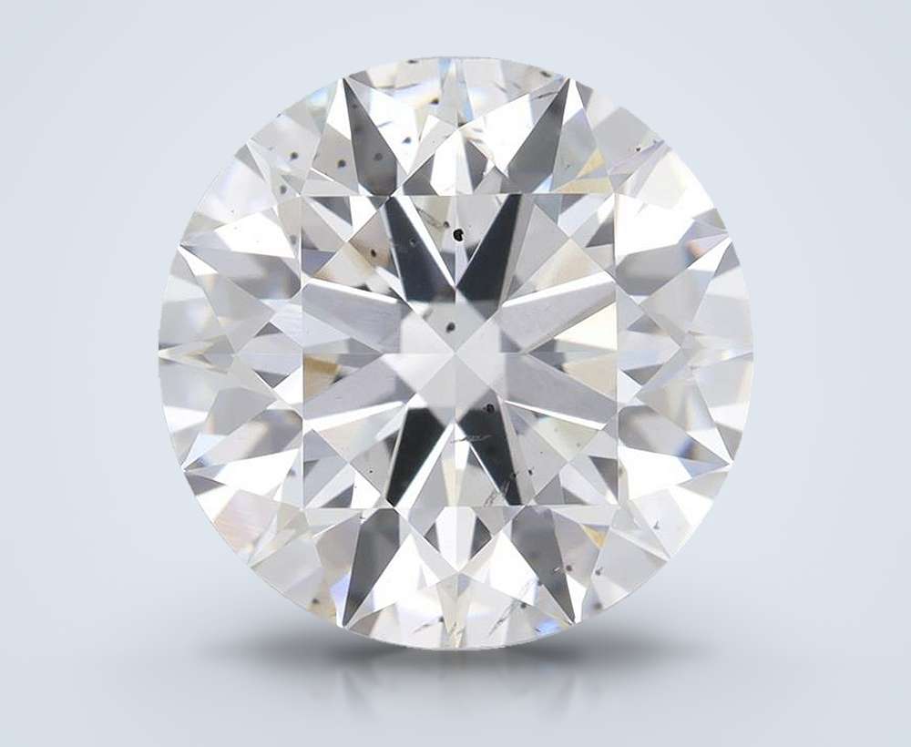 4.09ct F SI1 Rare Carat Ideal Cut Round Lab Grown Diamond