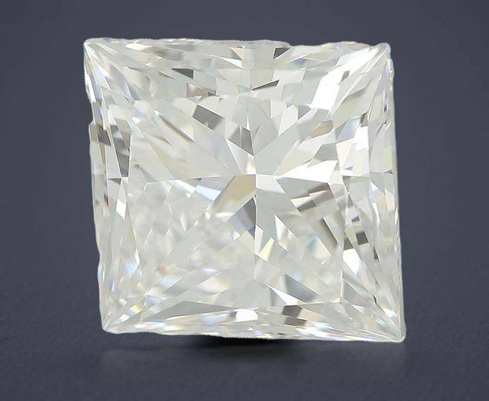 4.87ct D VS1 Rare Carat Ideal Cut Princess Lab Grown Diamond