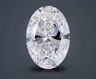 10.14ct F VS1 Rare Carat Ideal Cut Oval Lab Grown Diamond