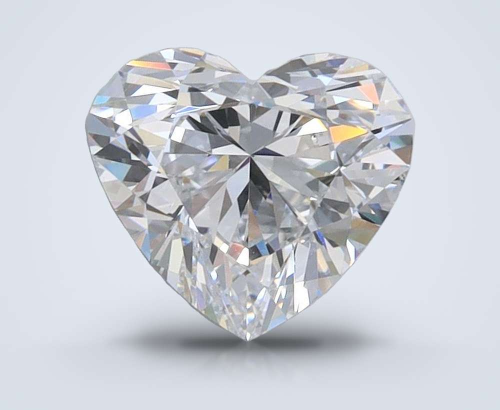 1.25ct D VVS1 Rare Carat Ideal Cut Heart Lab Grown Diamond