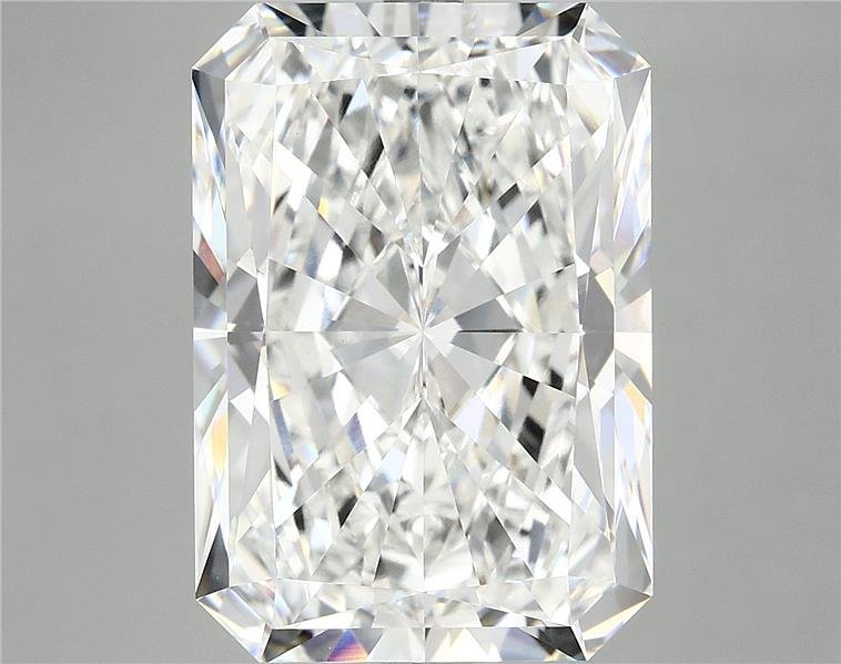 10.24ct F VVS2 Rare Carat Ideal Cut Radiant Lab Grown Diamond