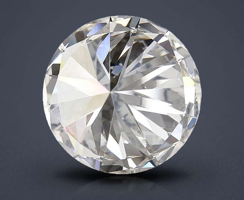 7.52ct F VVS1 Rare Carat Ideal Cut Round Lab Grown Diamond